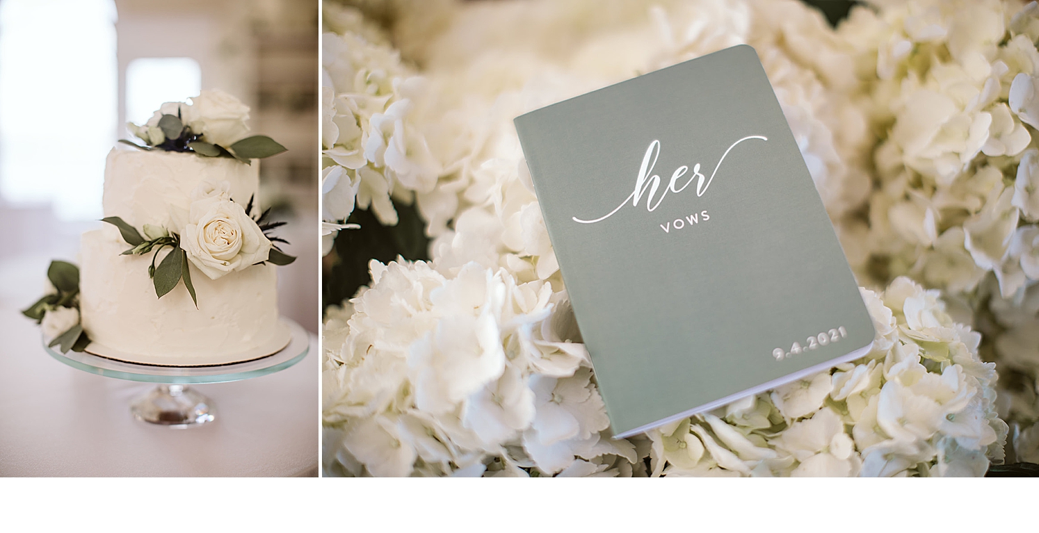 All-white-wedding-florals-with-greenery-accents