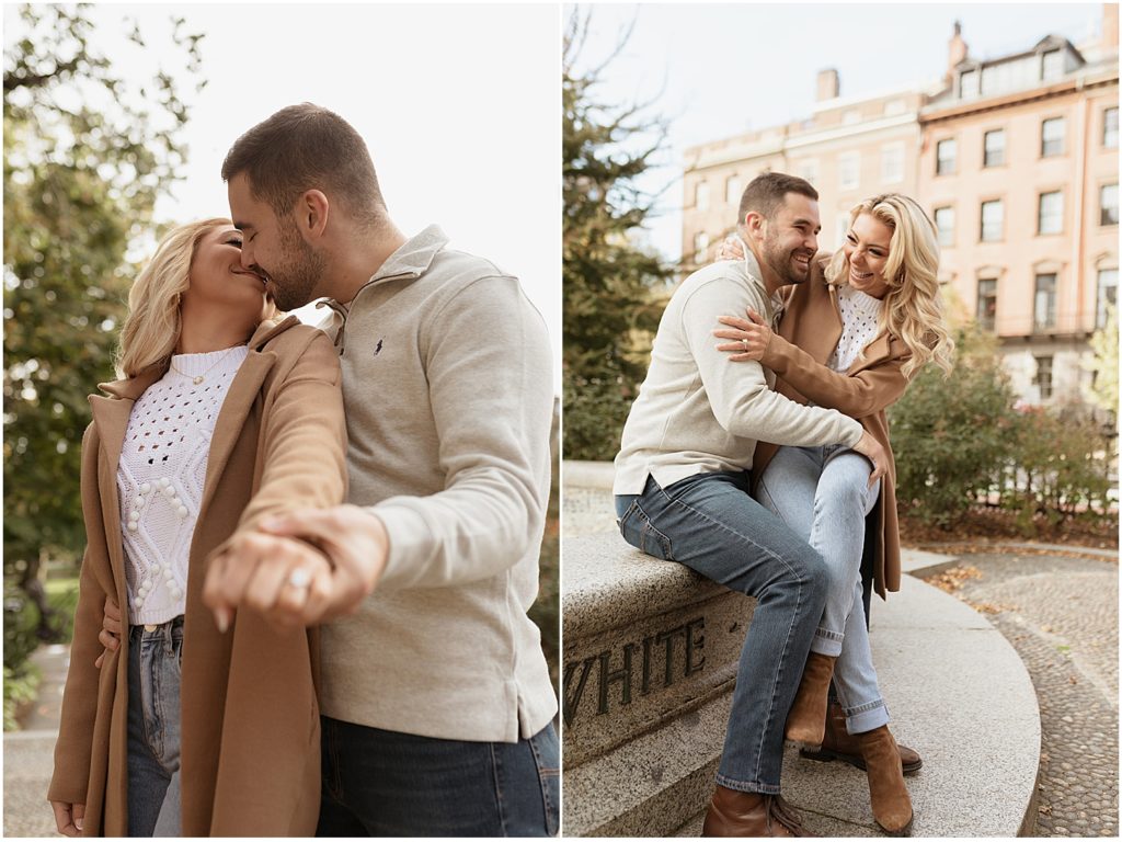Boston engagement pictures outfit ideas