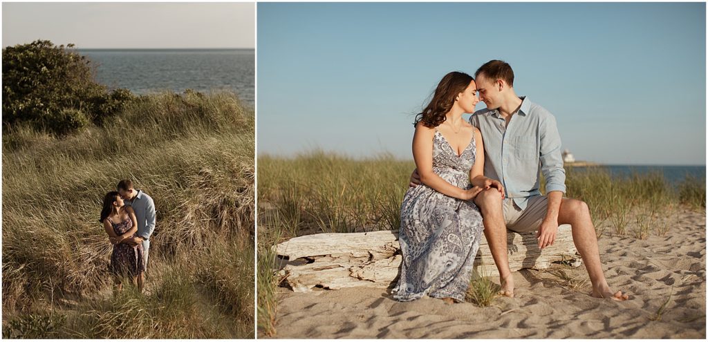 Summer engagement picture outfit ideas for beach engagement photos